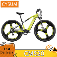 CYSUM CM520 Electric Mountain Bike 29*2.1 Inch Tire 500W Brushless Motor 35-40Km/h Max Speed 48V 14Ah Removable Battery Bicycle