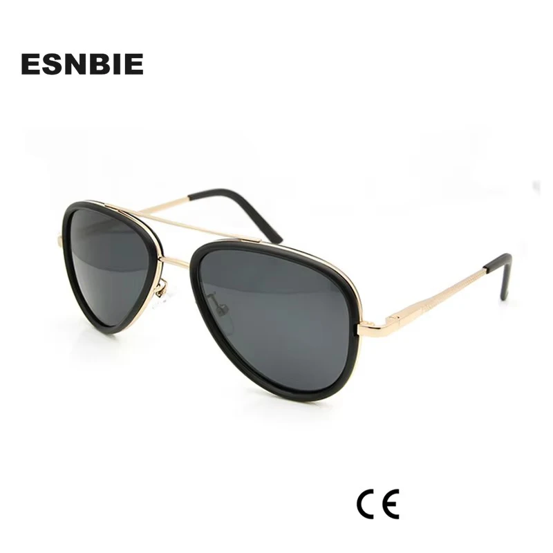 ESNBIE New Italian Polarized Sunglasses Men Women UV400 Mens Pilot Sun Glasses oculos Driving Eyewear Shades for Women