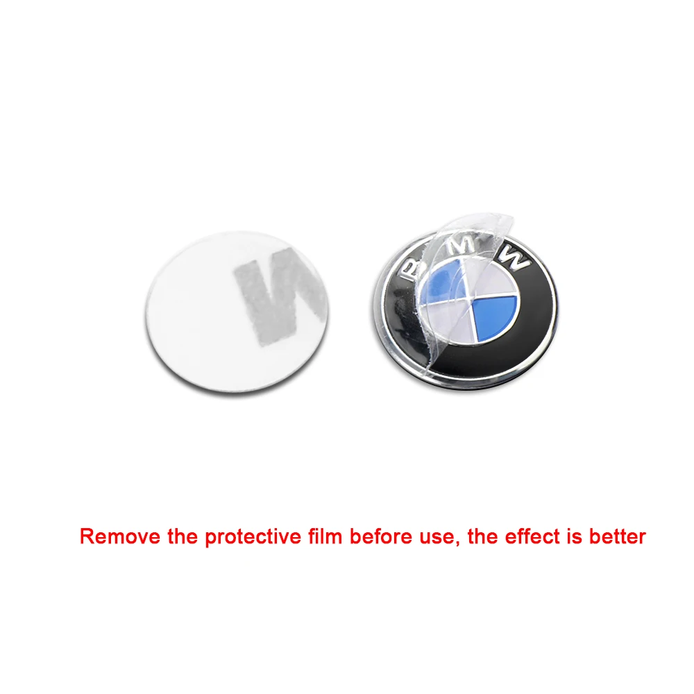 For BMW E46 E90 E49 F30 F80 E36 E46 E93 E92 F34 F31 M3 M5 M6 G30 X4 X5 X6 X7 Performance Car Remote Key Fob Badge button Sticker