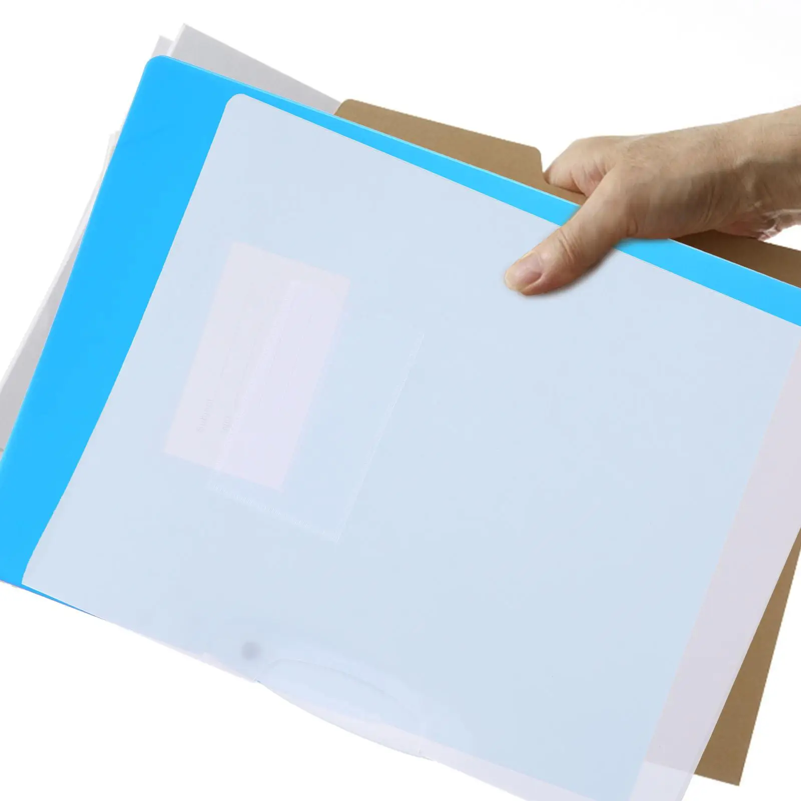 4 Pcs Plastic Folders High use Binders A4 Document Storage Multi functional Folder ganizer Rotary Design