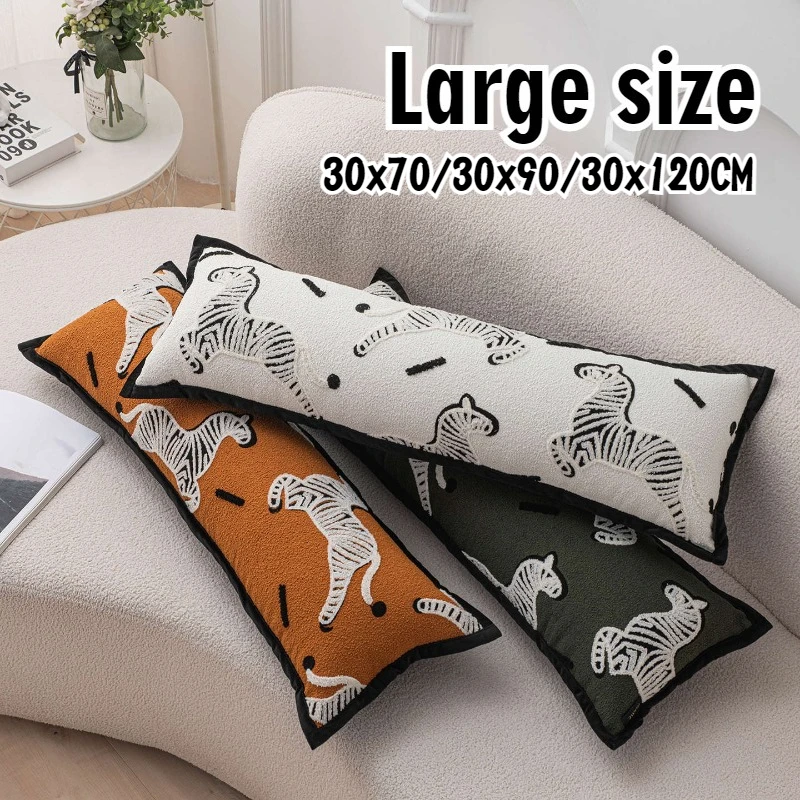 30x70/30X90CM Animal Retro Throw Pillow Cover Nordic Simple Rectangle Waist Cushion Cover Decor Home Decorative Pillowcase