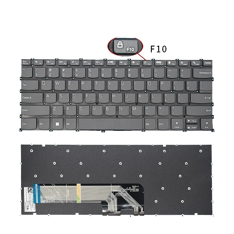 New US Language Keyboard For Lenovo ThinkBook 14 14S 14p G2 G3 ITL/ARE/ACH/AC 2020/2021 Gray/Black/Silver Color