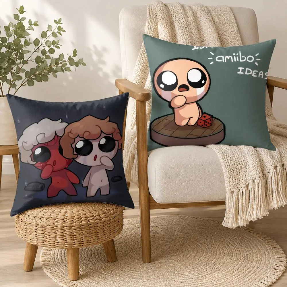 Game The B-Binding Of Isaac Cushion Cover Square Decorative Throw Pillow 40x40cm For Sofa Bedroom Living Room Home Decor
