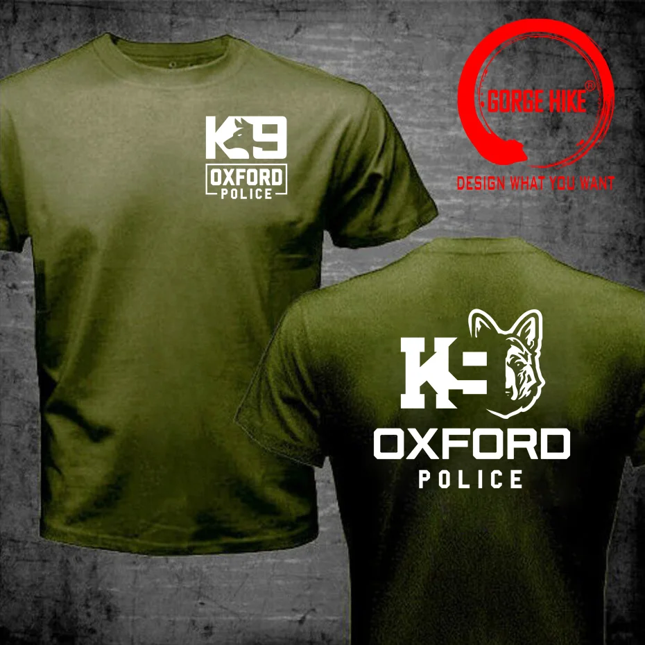 K-9 Trainer K9 Training German Shepherd T Shirt Men Fashion Casual T-Shirt Stylish Clothes Trendy Clothing Men's Tops Tee Shirt