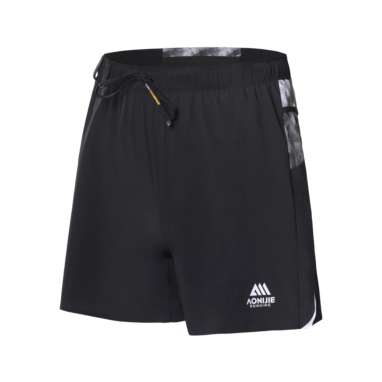 AONIJIE Running Shorts for Men Quick Drying Waist Pack Shorts Gym Pants Breathable Marathon Cross Country Running
