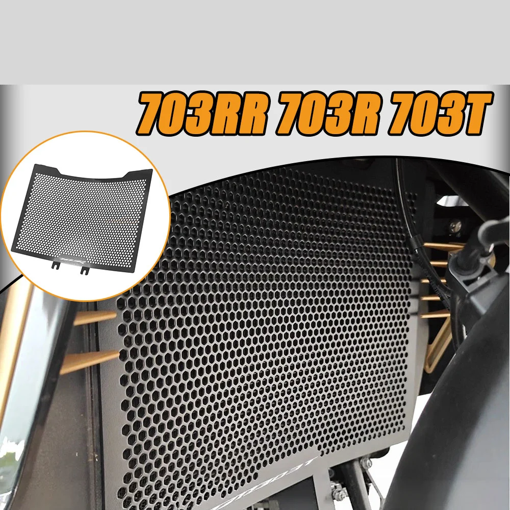 High-quality, non-destructive radiator guard for ZONTES 703RR, 703T, and 703R; protects against sand and debris.