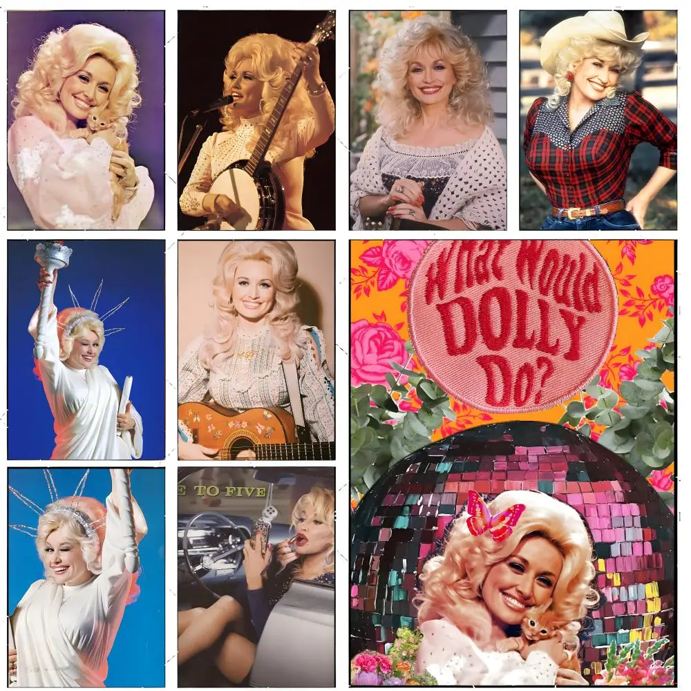 singer country D-Dolly Parton Poster Premium Decor Art & Gift for Household Lounge Home Ornaments