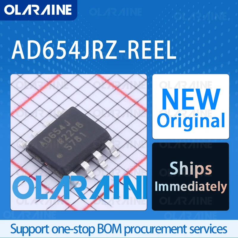 1/5/10Pcs AD654JRZ-REEL SOIC-8 original ic chip Voltage-to-frequency conversion and frequency-to-voltage conversion RoHS 36 V
