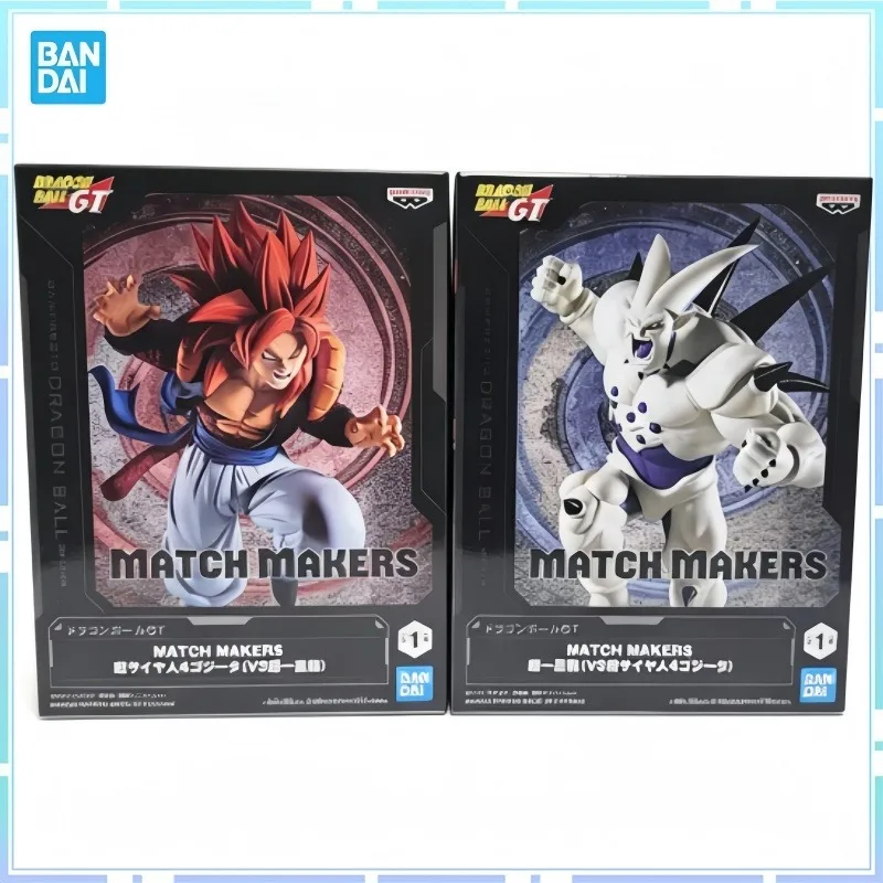 Bandai Original Banpresto MATCH MAKERS Dragon Ball GT Gogeta Super 1 Star Dragon PVC Action Figure Collectible Model Toy Gifts