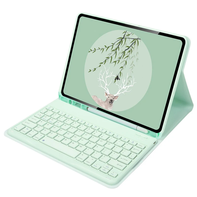 Keyboard for Teclado Apple iPad 5 6 Air 2 Air A1475 9.7 2017 2018 Keyboard Case Russian Spanish Arabic Portugese Tablet Cover