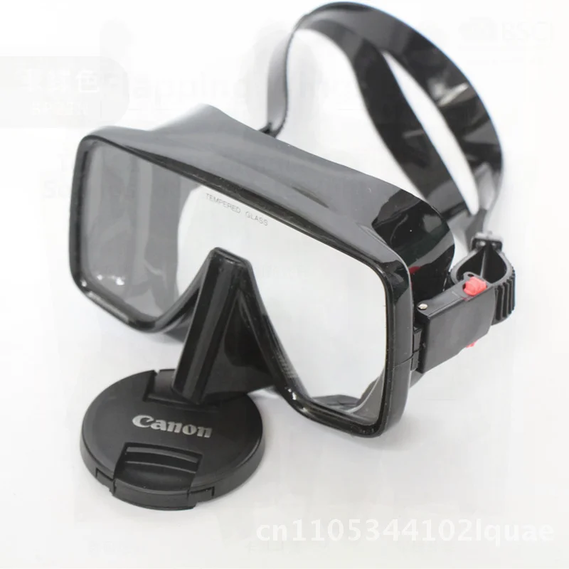 

Полностью силиконовые очки для дайвинга для взрослых для глубоководной и поверхности, интегрированное спасательное оборудование для плавания, белый, черный