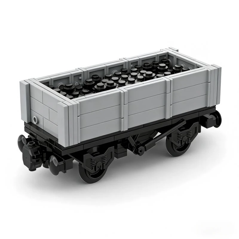 245 PCS transport Rail Mineral Wagon MOC Customize Modular Building Block Model Design Brick Technology DIY Assembly Toy Gift