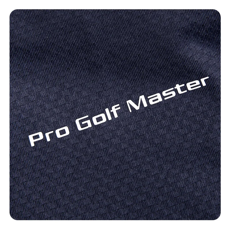 PGM New Golf Apparel t-shirt sportiva estiva a maniche corte da uomo traspirante ad asciugatura rapida con risvolto con cerniera traspirante