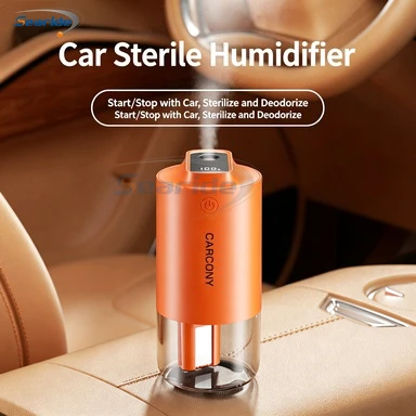 Car Air Humidifier Aroma Diffuser Essential Oil Built-in Battery Wireless Use Spary Air Purifier Antibacterial 99% High Quality