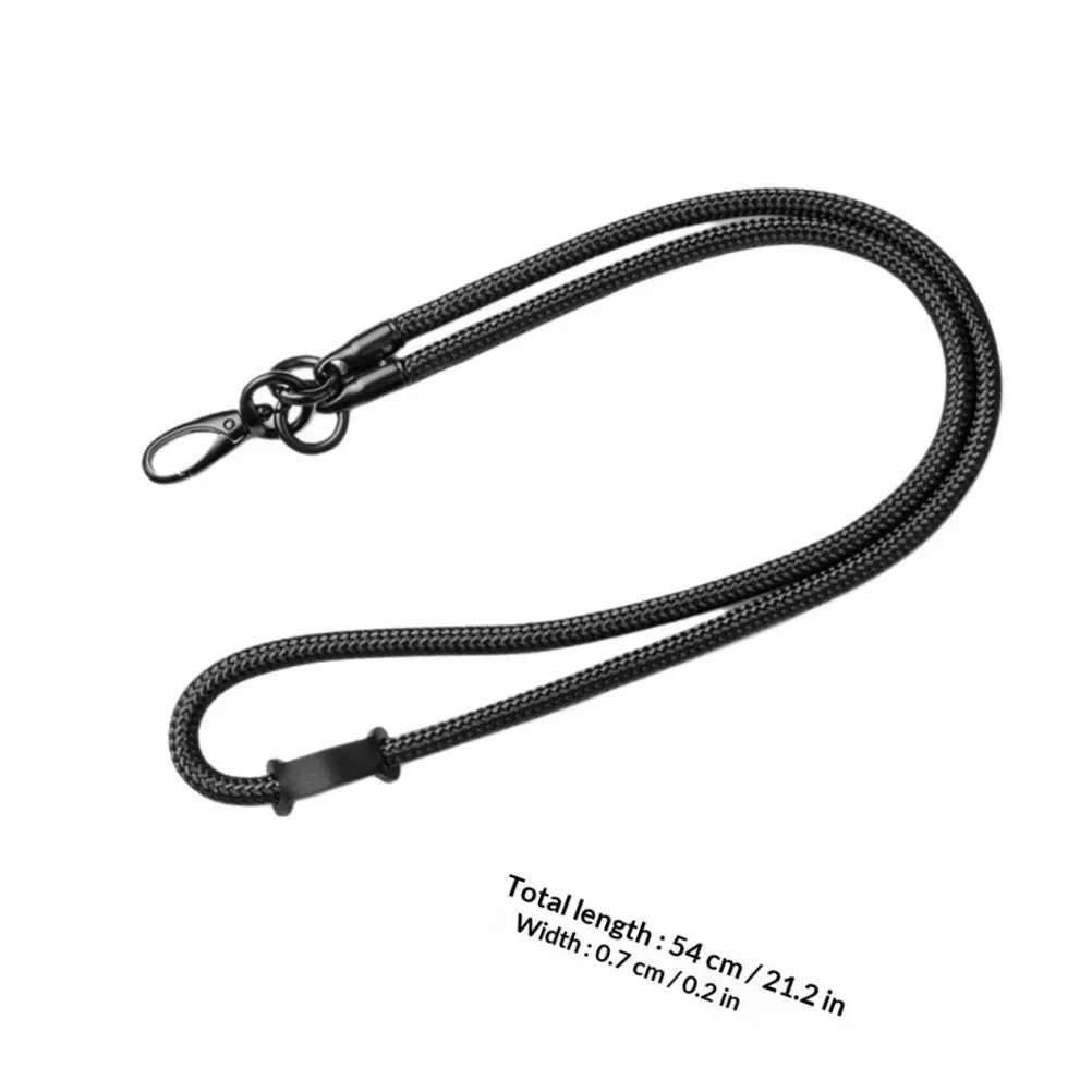 Mobile Phone Neck Lanyard Wear-Resistant Nylon Anti-Lost Hanging Strap Long Detachable Phone Rope Camera Badge