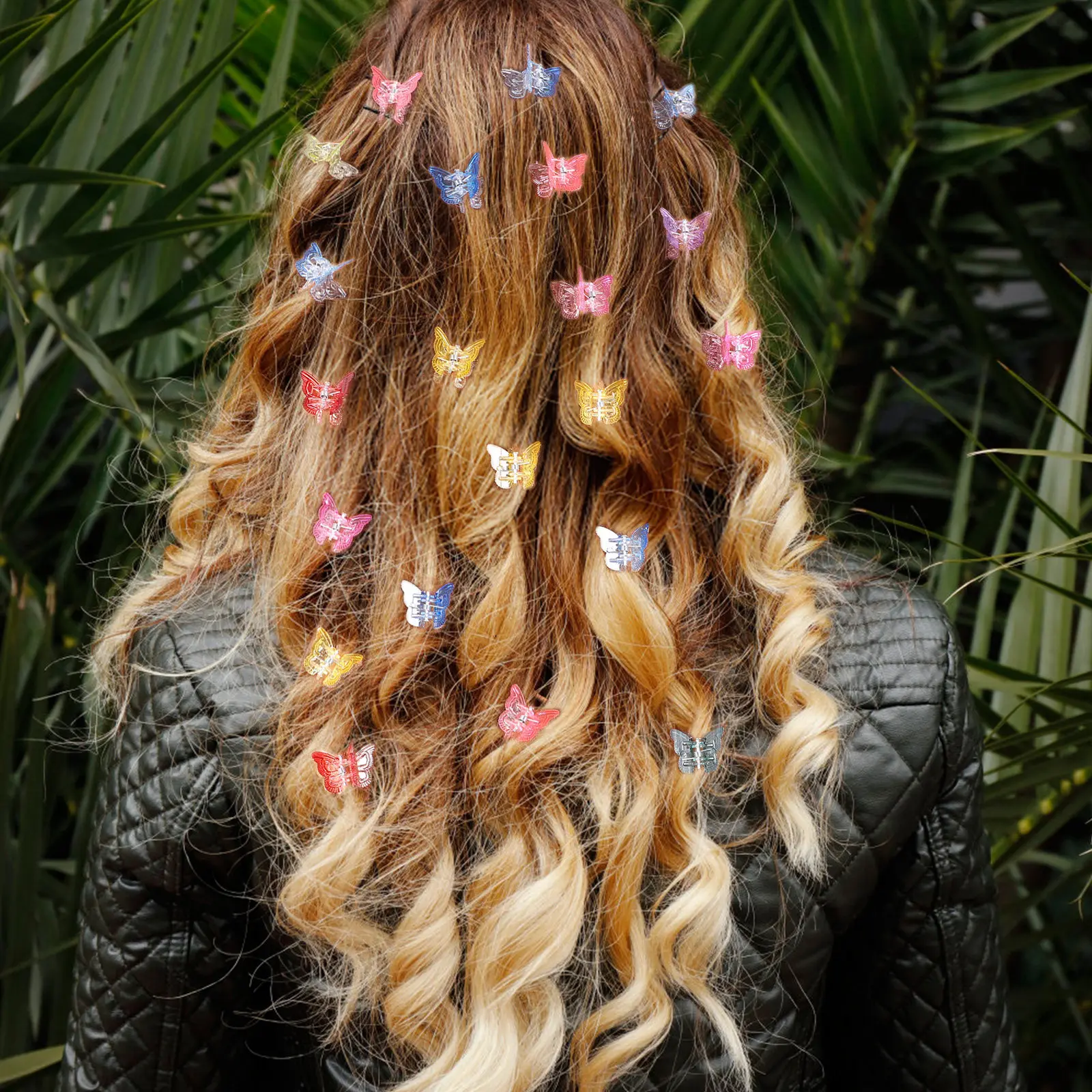 

50Pcs Small Butterflies Hair Clips Jaw Clips Women Hair Accessories Fashion Styling Secure Fit Elegant Simple Design Daily Use