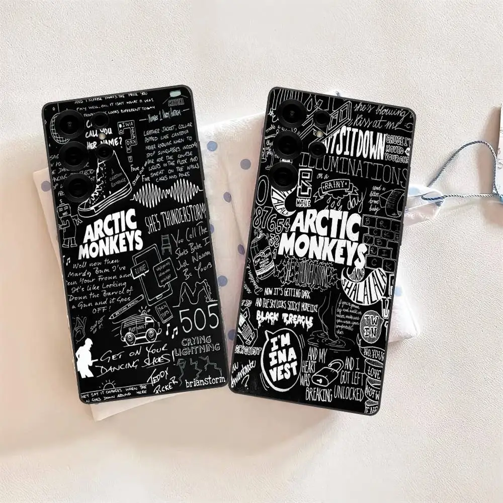 Heiße A-Arctic M-Monkeys Band Handyhülle für Samsung S 24 Fe 25 Ultra Plus 20 Lite 21 30 22 23 24 22 Ultra 5G Fundas