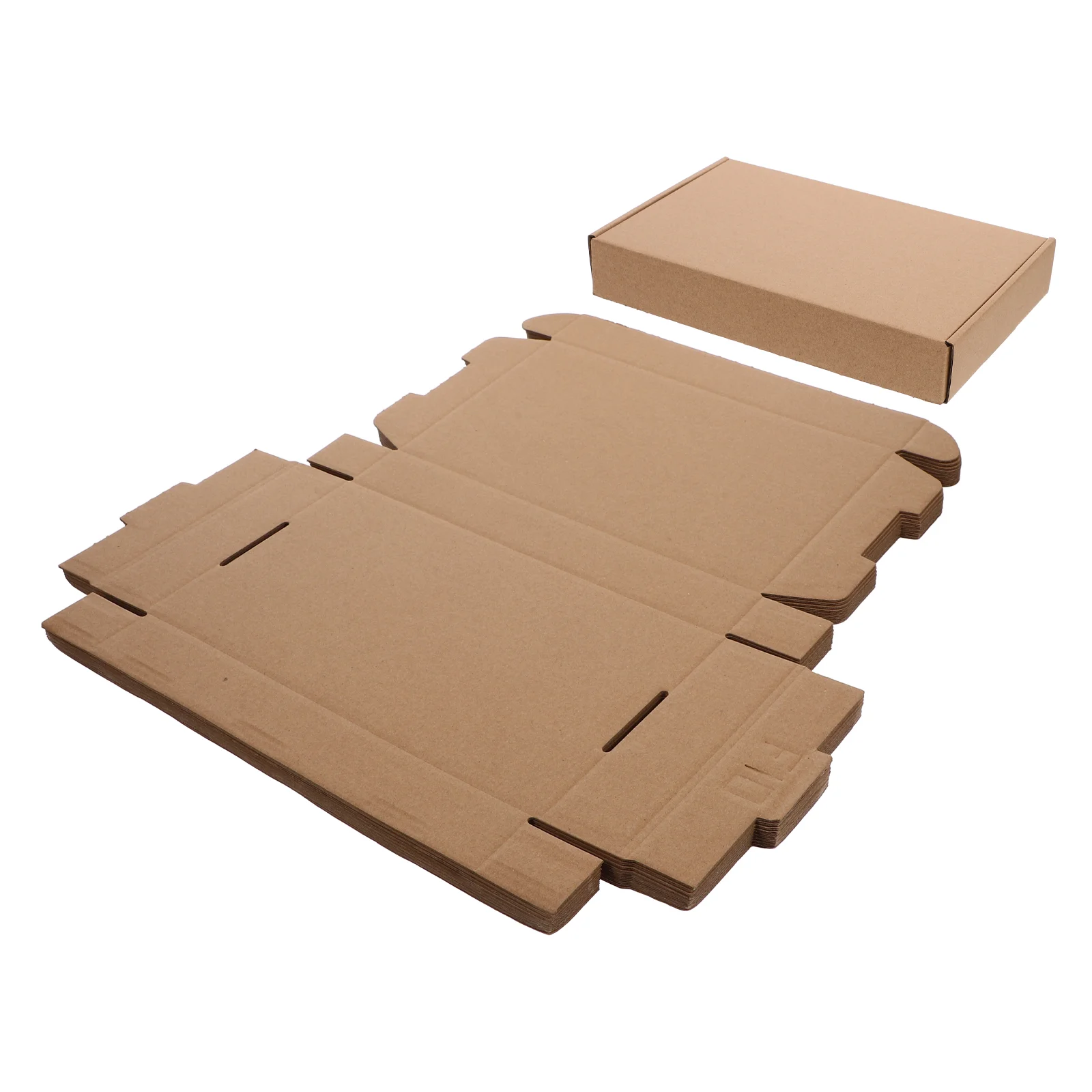 10 Pcs Paper Boxes for Packaging Takeaway Cardboard Aircraft Carton Shipping Cheese