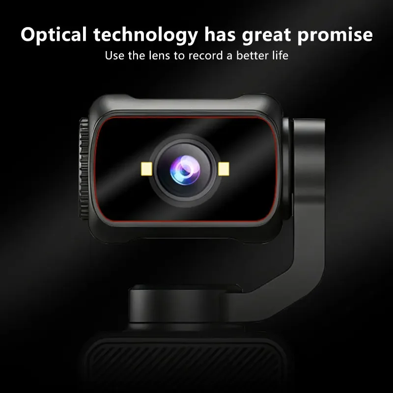 Lenovo 4K Handheld-Gimbal-Kamera mit WLAN-Übertragung, Bildstabilisierung und HD-Drehbildschirm für Reisen und Outdoor-Vlogging – Detail 8