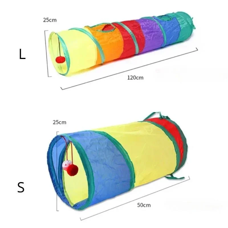 Cat Tunnel Eco Friendly Interactive Cat Toy Pet Play Tunnel For Little Cat Kitten Dog Puppy Rabbit Pets Accessories