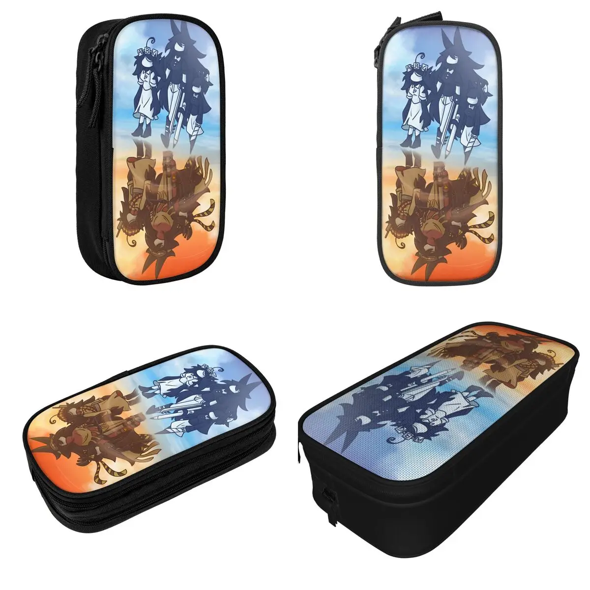 Miss Circle Art Pencil Case Fundamental Paper Education Pencilcases Pen Holder for Student Large Storage Pencil Bags Stationery