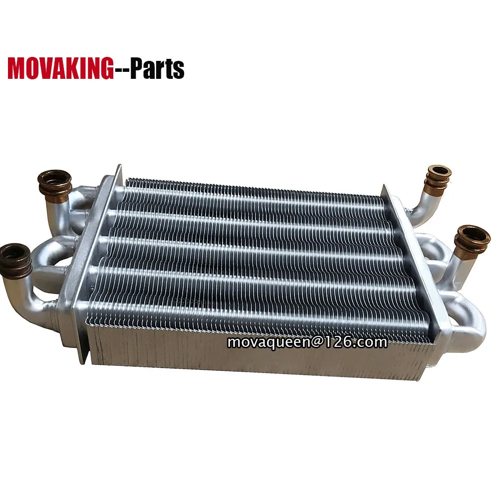 LPG NG Gas Boilers Spare Parts 225mm Main Heat Exchangers For BAXI MAIN5 Gas Wall Hanging Furnace Replacement