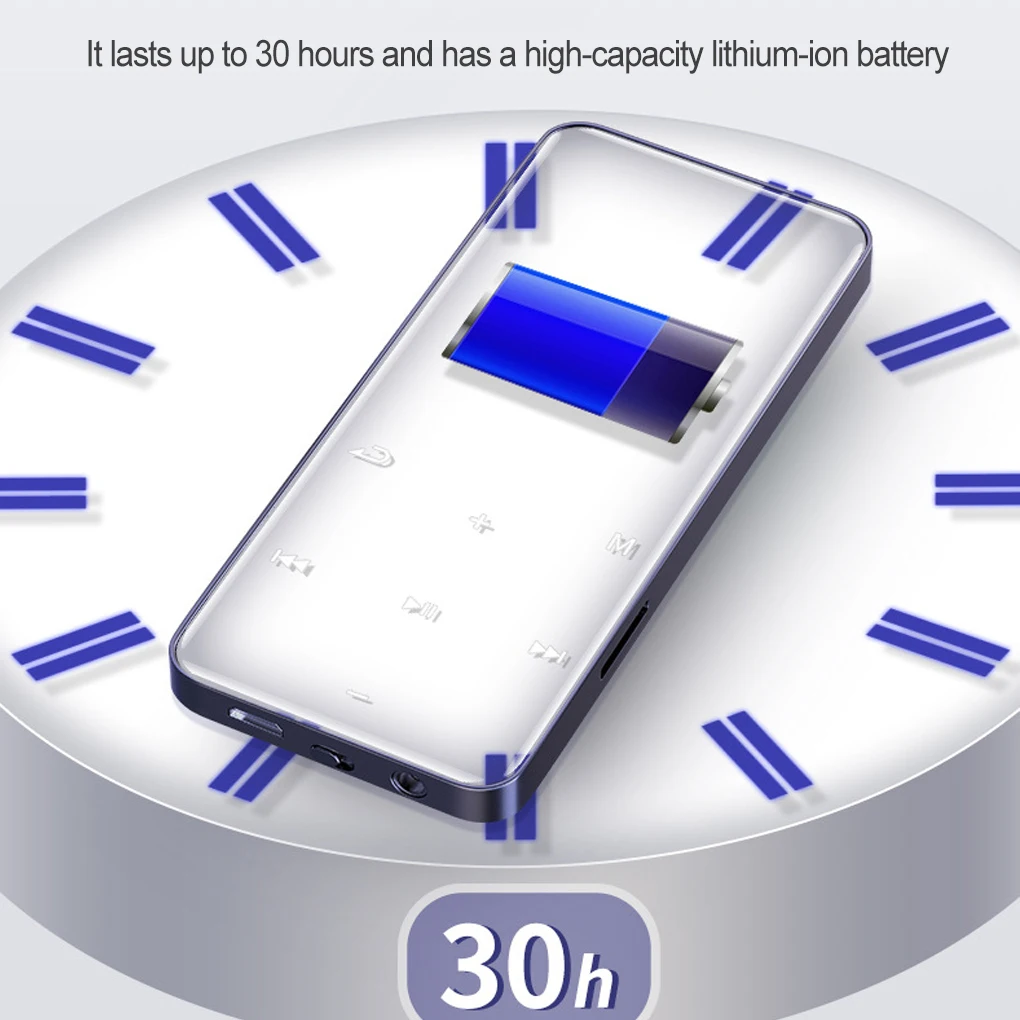 Reproductor de pantalla HD compatible con Bluetooth, MP3, MP4, música, deportes domésticos