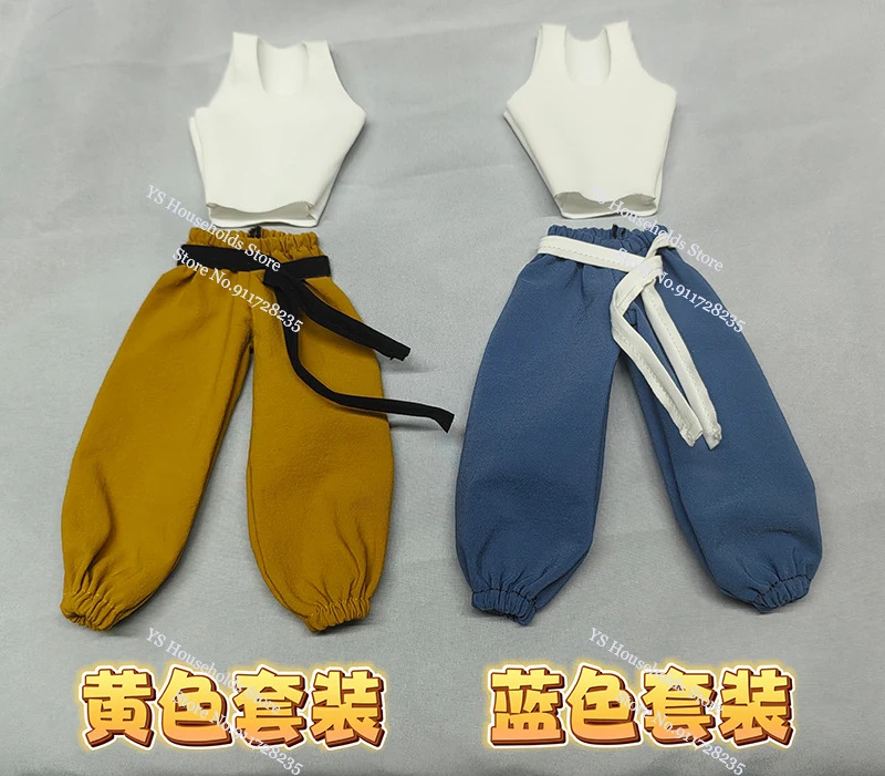 

1/12 Мастер Роши, фигурка человека, белый жилет, желтый/синий шаровары, комплект одежды, аксессуары для аниме Dragon Ball, 6 дюймов, тело Kame Sennin