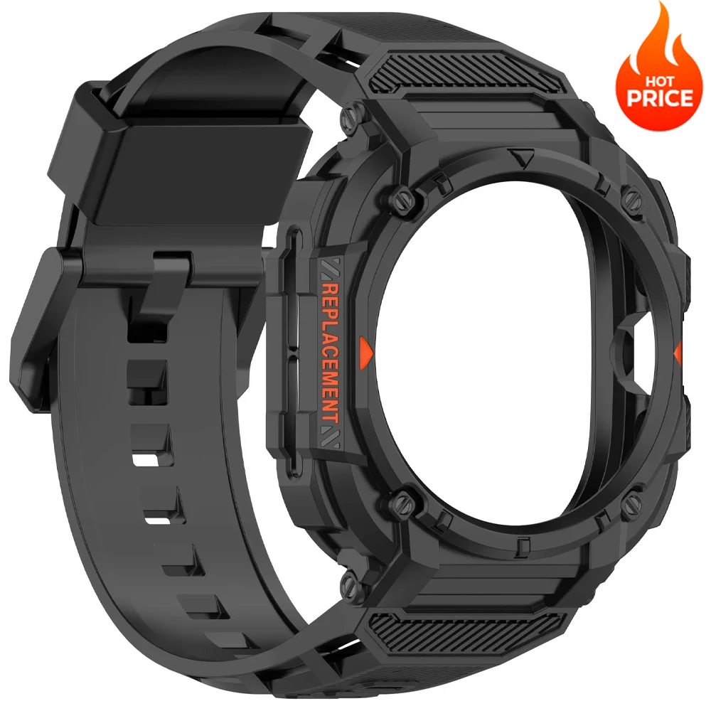 حافظة + حزام لساعة سامسونج جالاكسي الترا 47 ملم 2025 حزام سيليكون حامي غطاء إطاري لهاتف سامسونج جالاكسي 7 الترا باند كوريا