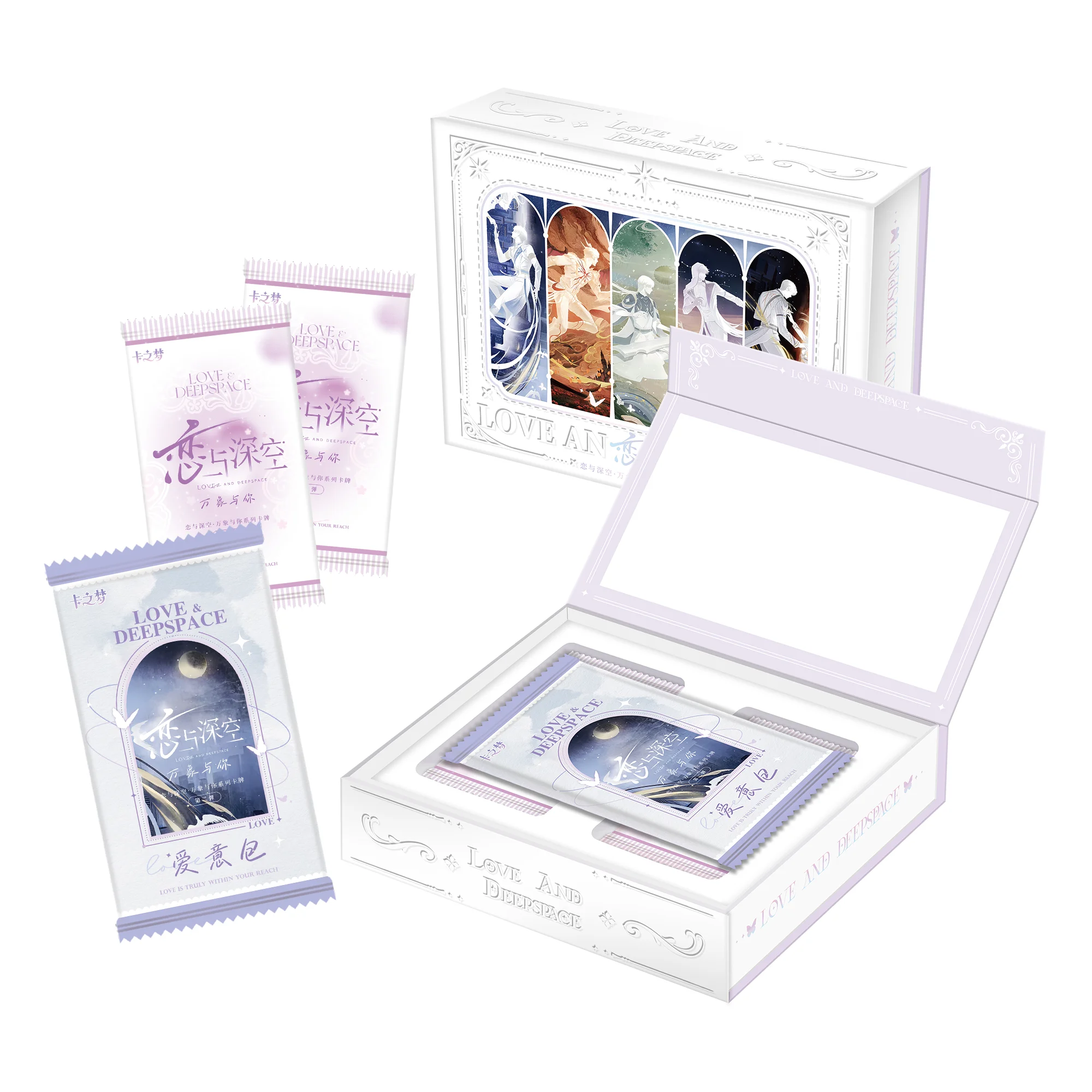 

Новая карта Love and Deepspace Vientiane With You Dream Hobby Rafayel Xavier Sylus Zayne Handsome Charm Tcg Ccg Collection Cards