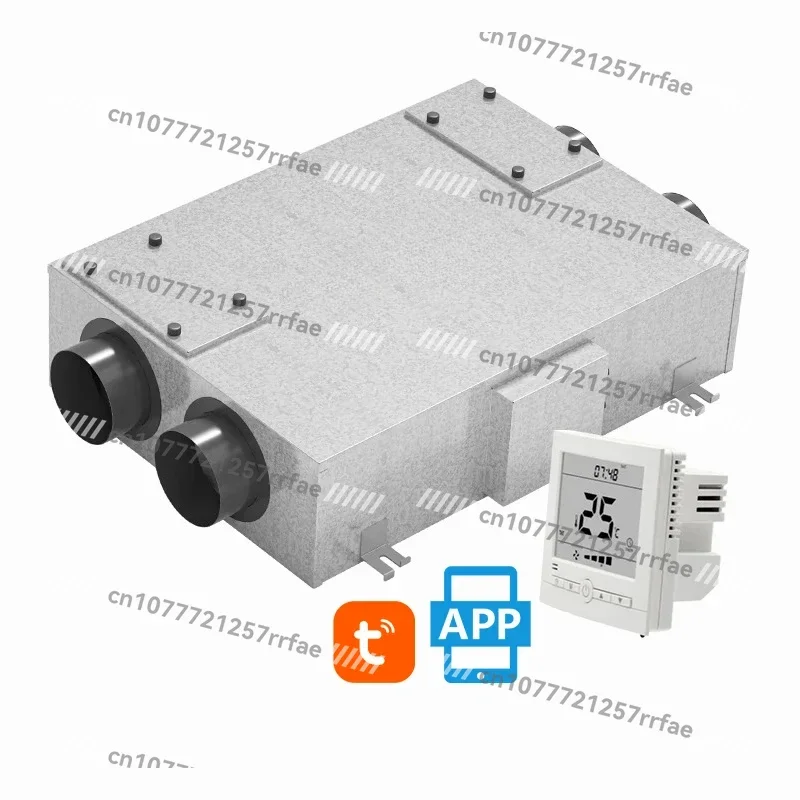 Double Flow VMC Heat Recovery HRV Ventilation Bypass Function Fresh Air Extraction Air Bidirectional Ventilation System