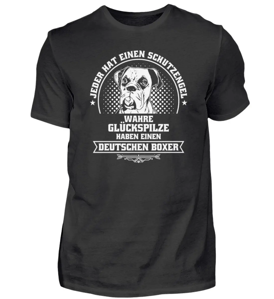 True Lucky People Have A German Boxer T Shirt Dog Men'S