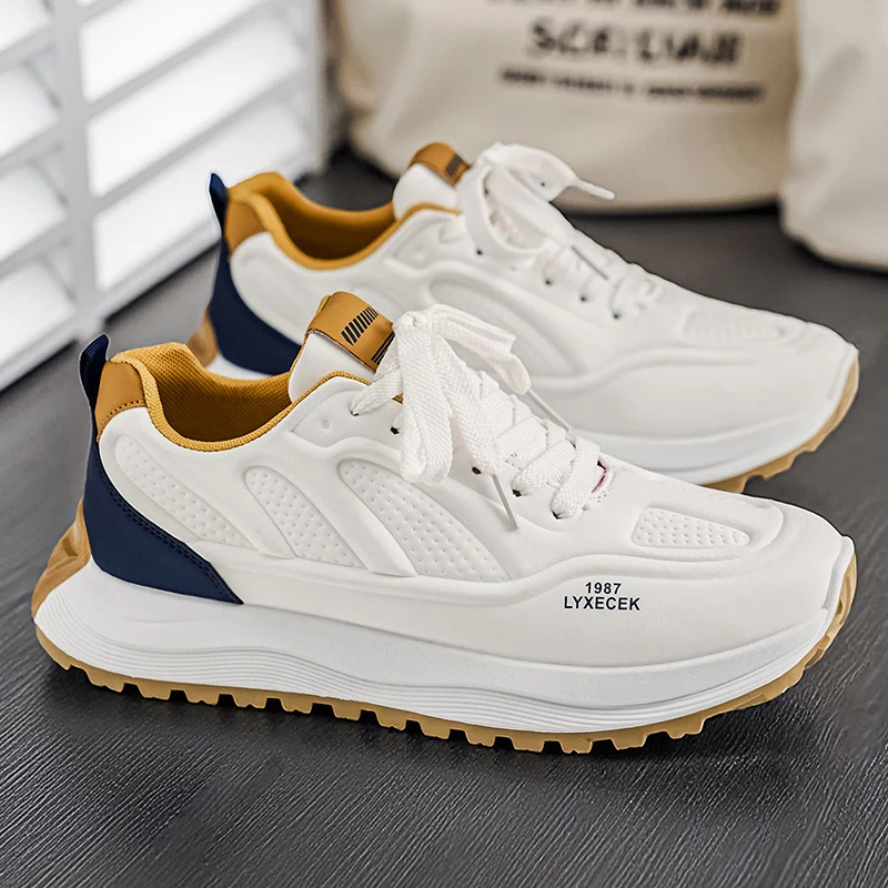 

Ежедневные универсальные мужские кроссовки для отдыха на открытом воздухе, новая простая атмосфера, модные мужские кроссовки высокого качества, легкие