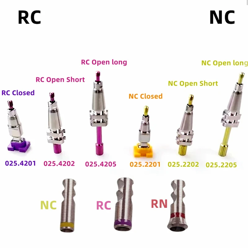 Bone Level Straumann ITI Impression Coping Dental Implant Transfer Analog Open/Close Tray RC NC Planting Alternatives Screw