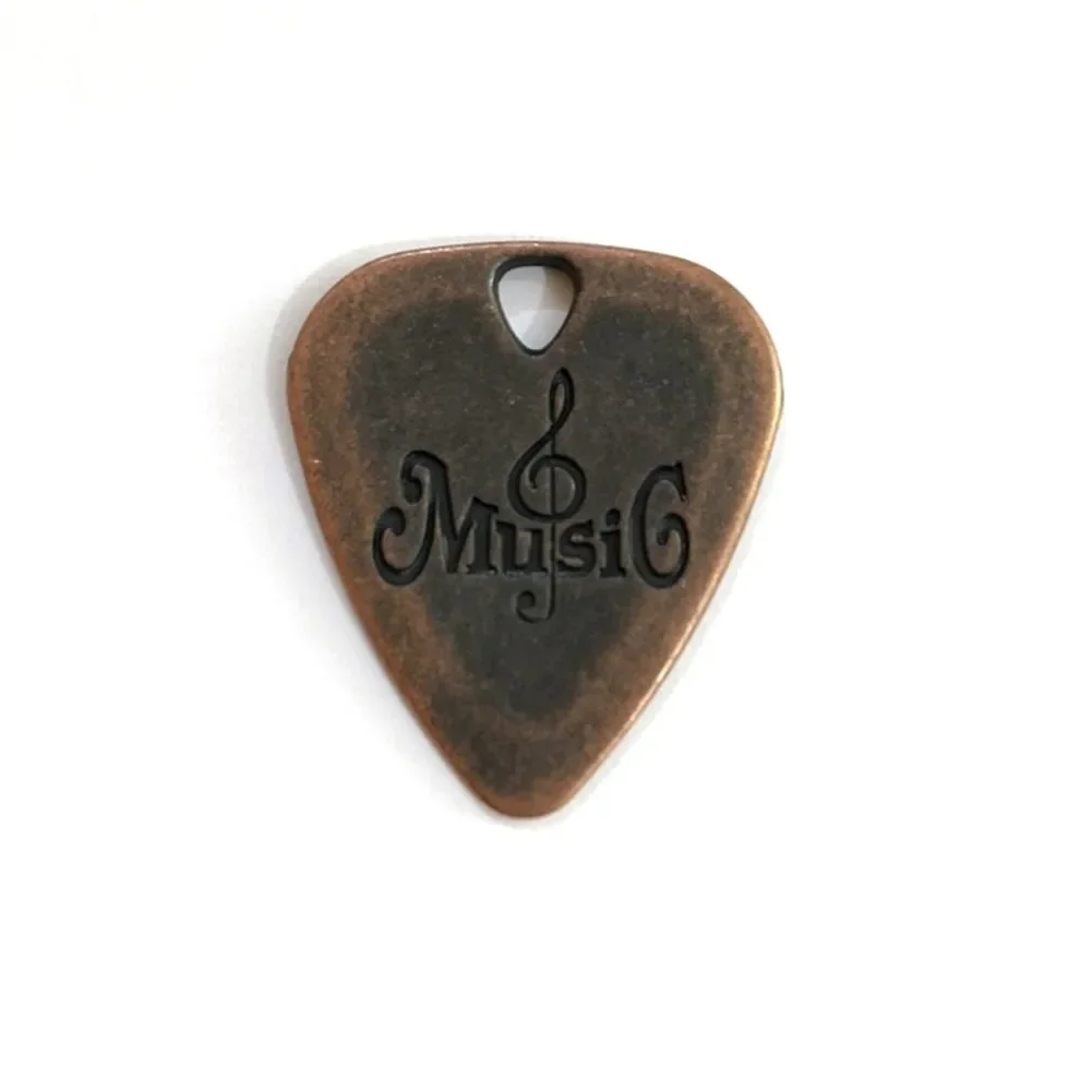 3x2.5cm Guitar Pick Acoustic Bass Bulk Electric Plectrums Ukulele Zinc Alloy Smooth Colorful Cool High Quality