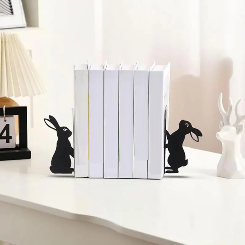 Hollow Books Stand Bookends Displaying Book Picture Albums Decors Notebooks Books Stand Elegant Books Display Stand