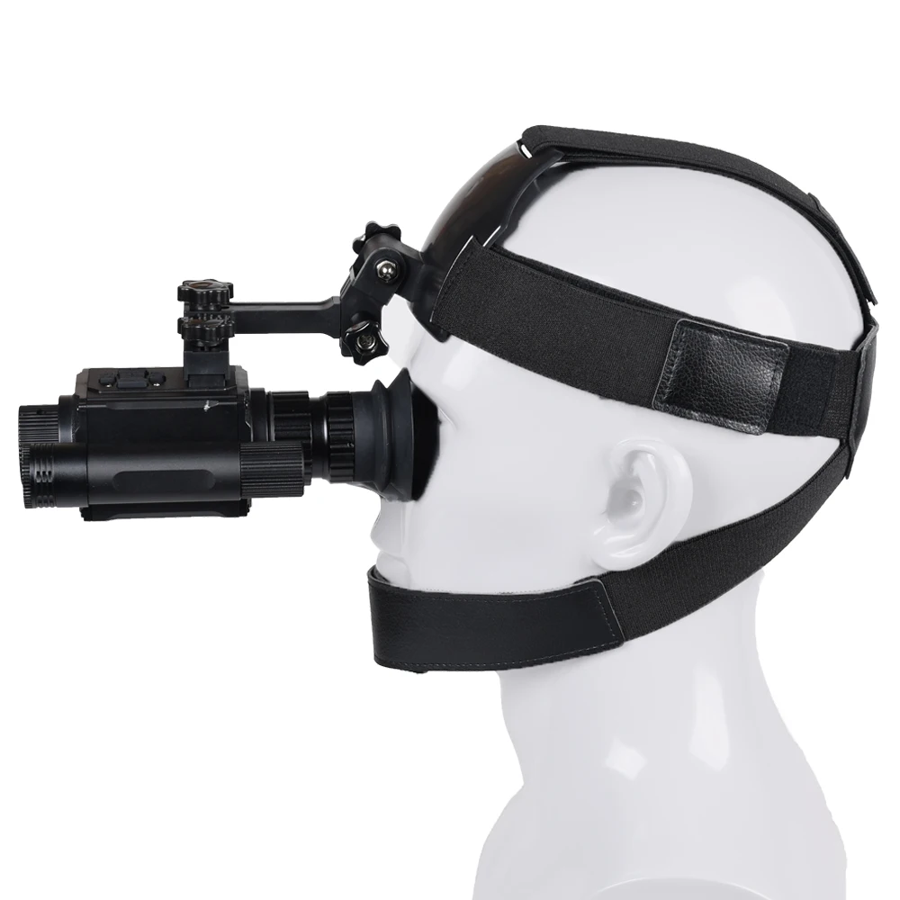 Gafas visión nocturna NVG para caza con cámara y adaptador casco - imagen 2