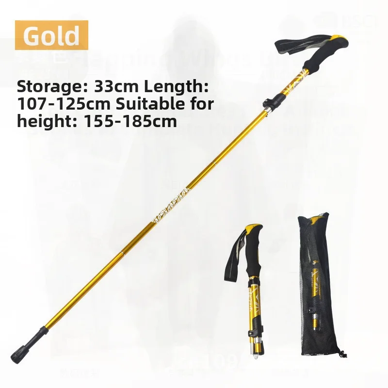 lightweight-aluminum-alloy-retractable-folding-walking-stick-for-outdoor-climbing-hiking-adjustable-size-blue-red-green-gold
