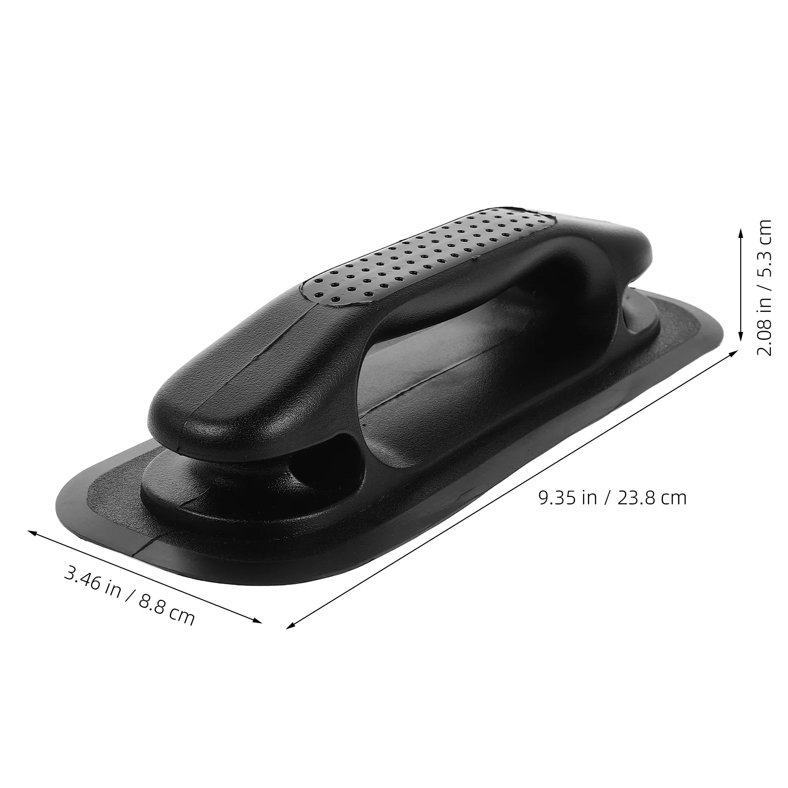 Alça de segurança perfurada inflável para barco, design ergonômico para caiaque, canoa, bote, barco inflável, canoa, alças de segurança