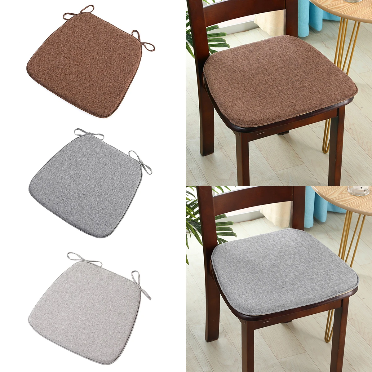 New Thickened Chair Cushion Horseshoe Shaped Chair Cushion Dining Chair Basket With Rope Cushion Dining Table And Chair Cushion