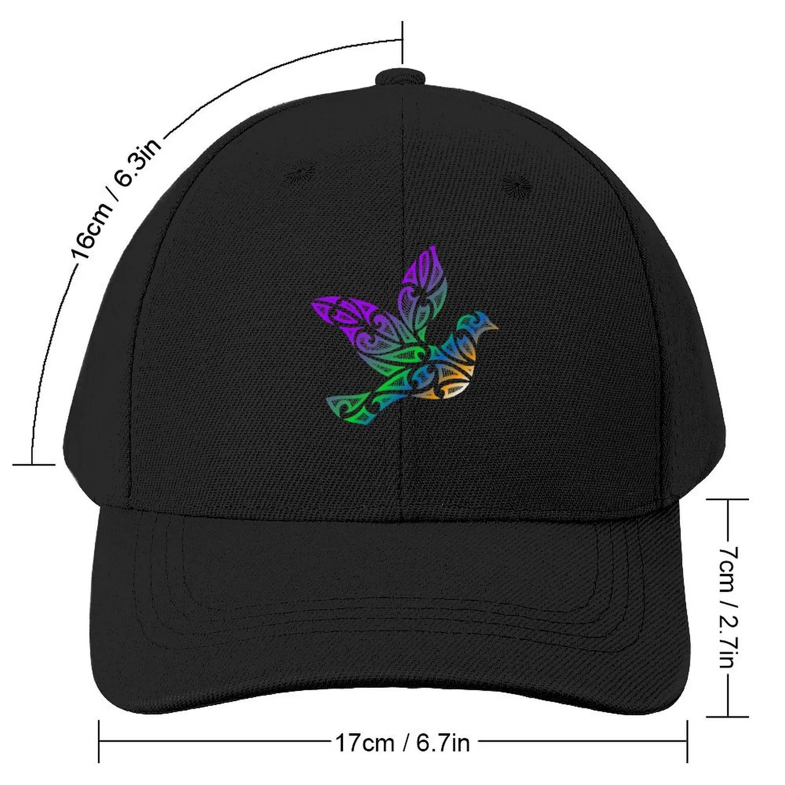 Maori pigeon/ kereru Baseball Cap Rave Sunscreen Designer Hat Women's Hats Men's