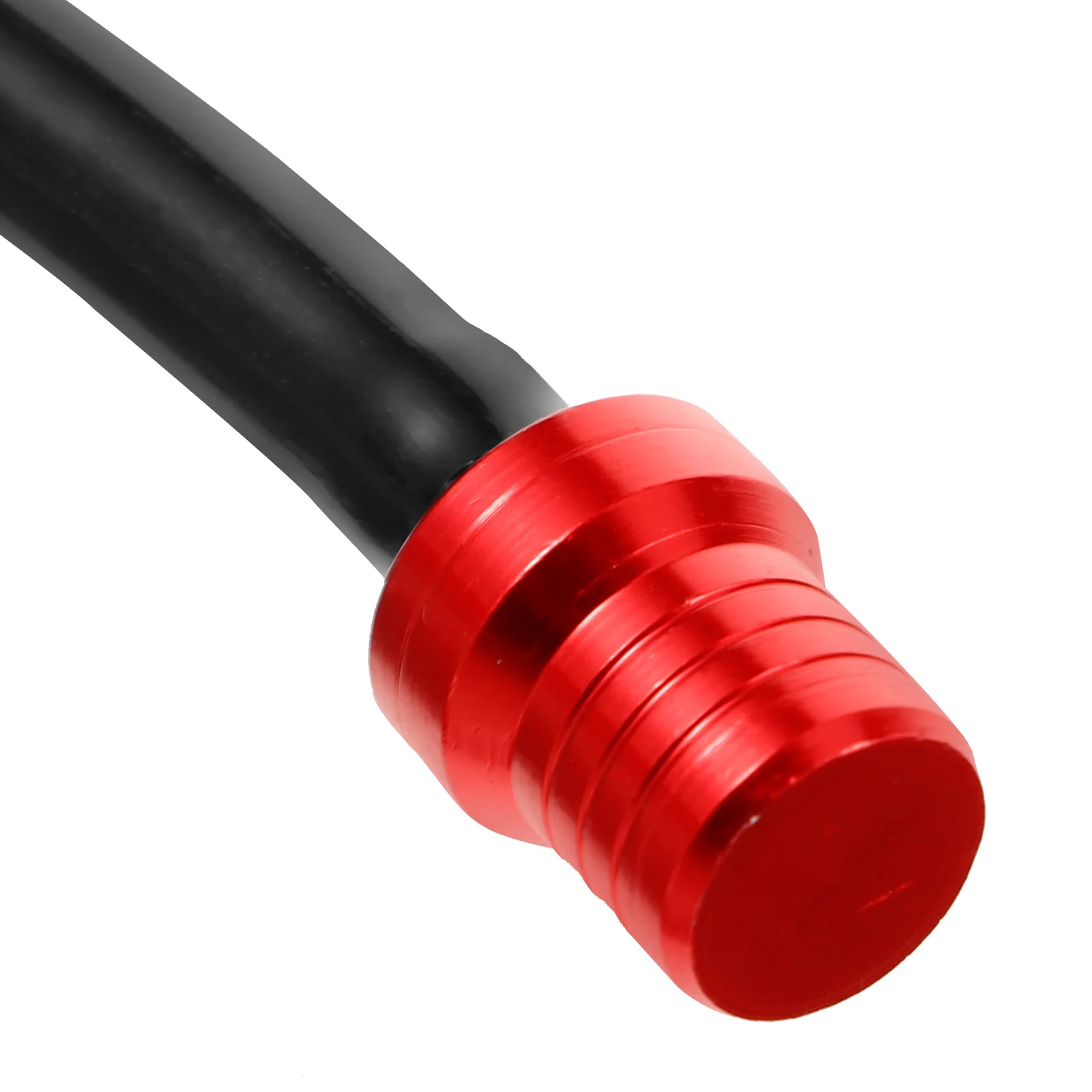 

2pcs Motorcycle Fuel Gas Tank Cap Air Vent Valve Hose Tube Tank Cap Gas CNC Aluminum Valve Hose Tube Red Black