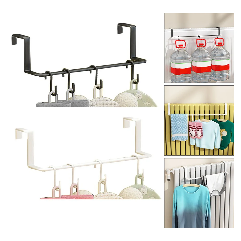 Radiator Towel Rail Heating Towel Cloth Hanger Storage Holder No Hole Punch Socks Drying Hanging Rack Home Improvement Parts