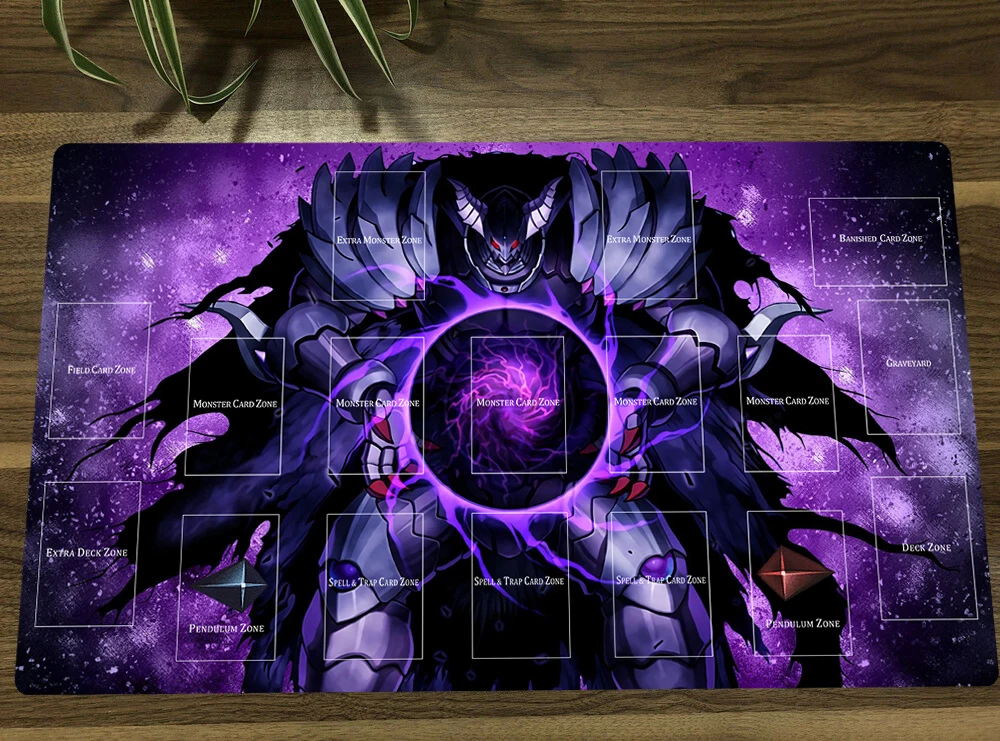 YuGiOh Caius the Shadow Monarch TCG CCG Mat Trading Card Game Mat Table Playmat Desk Gaming Play Mat Mouse Pad 60x35cm Free Bag