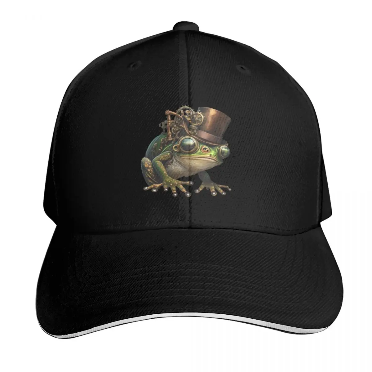 

Steampunk Frog VI Baseball Cap Cosplay fun hats dad hat Mens Women's