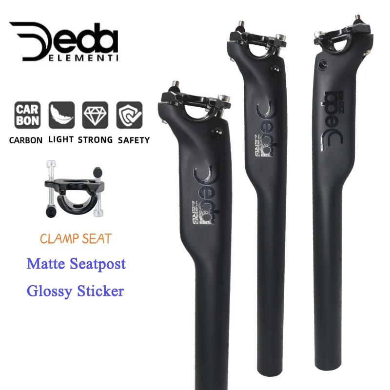 Black Deda carbon seatpost  MTB Road Bicycle Seatposts Seat tube Seat Bicycle 27.2/30.8/31.6mm  bicycles carbon frame parts