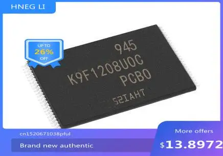 

K9F1208UOC-PCBO K9F1208U0C-PCB0 K9F1208U0C K9F1208UOC TSOP48 MODULE new in stockHigh quality products