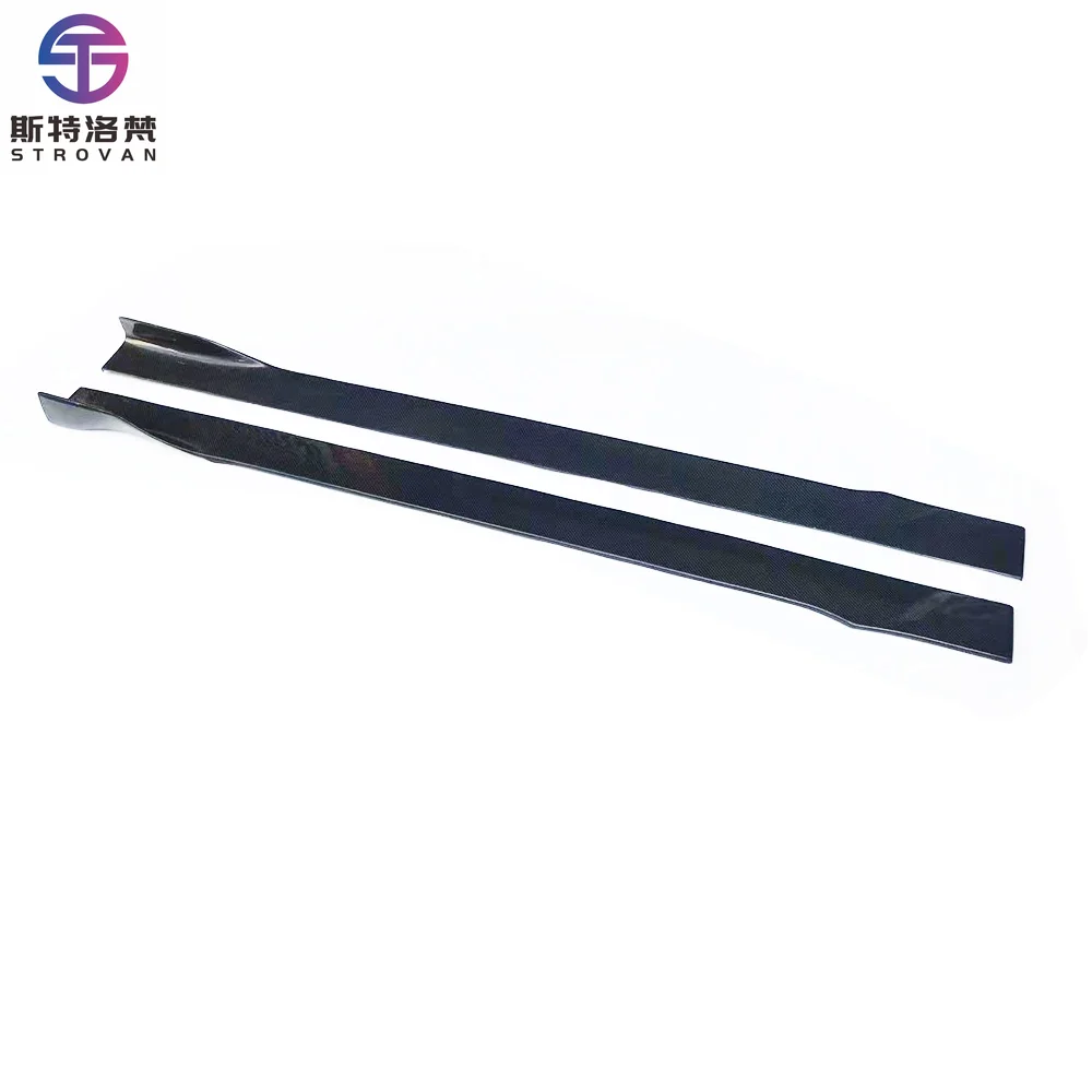 

STLF Big Fin Style Carbon Fiber Side Bumper Extension Skirt Splitter for Porsches Panamera 970 971.1 GTS Turbo S 2009-2026