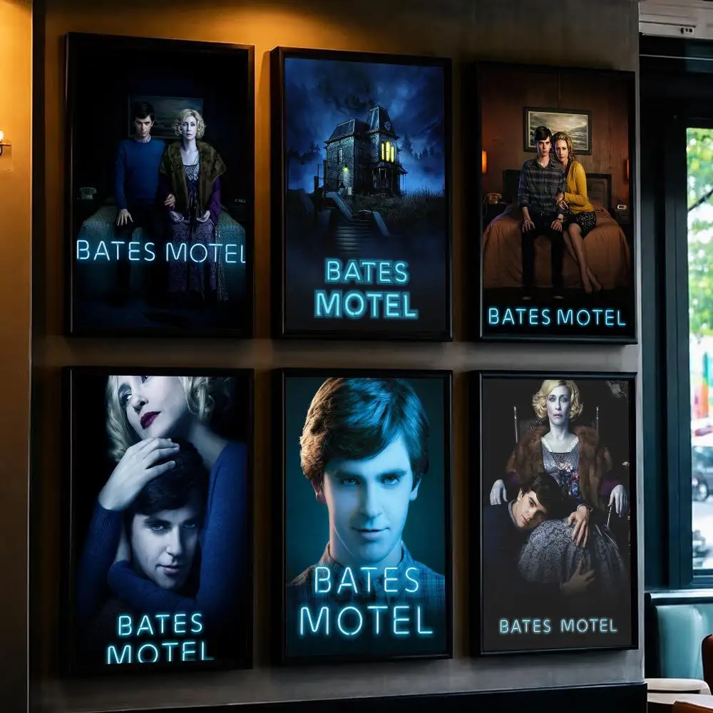 tv series B-Bates Motel-L Poster Removable Wall Sticker for Home Cafe Bar Office Interior Decor
