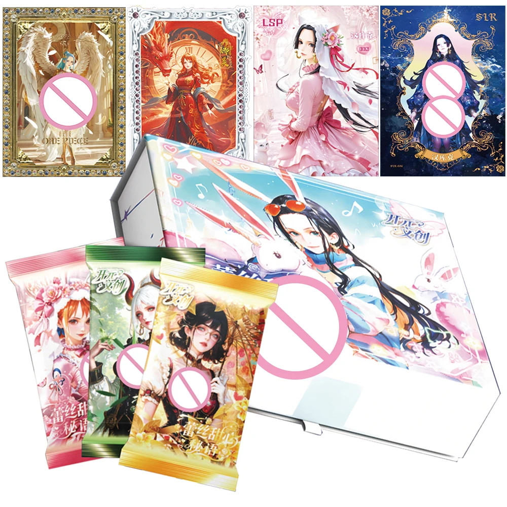 

One Piece Fantasy Anime Collection Card Christmas Surprise Gift Grating Card Popular Characters Exquisite Peripheral Desktop Toy